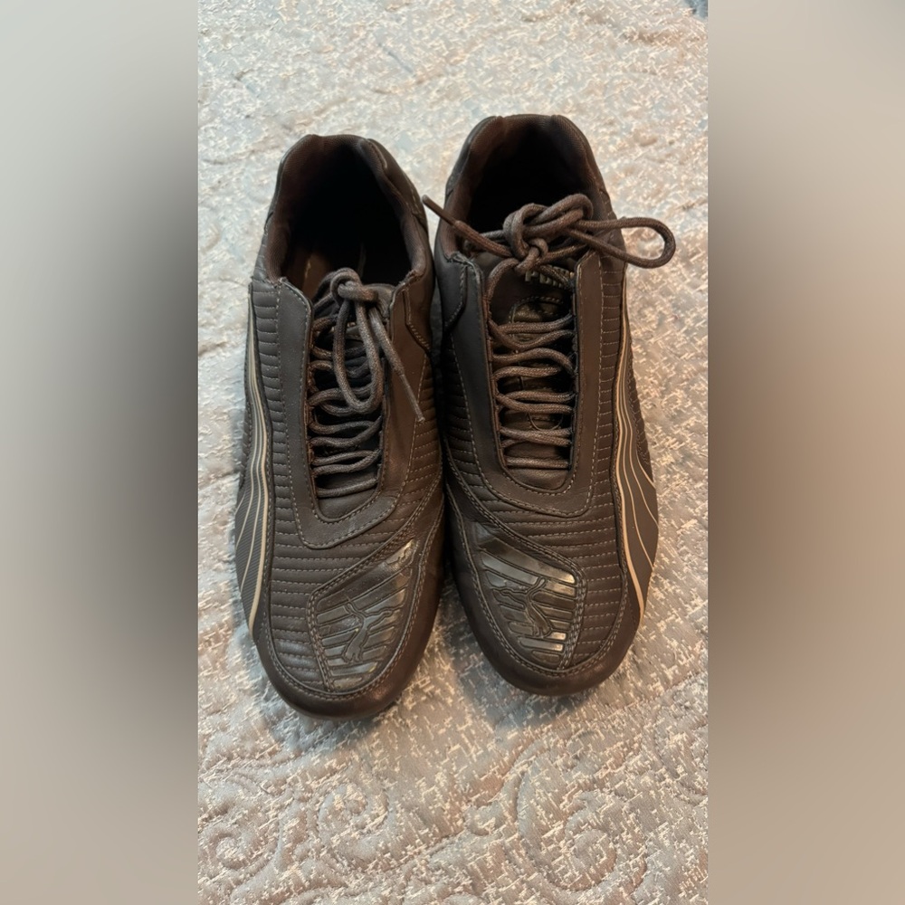 PUMA Ducati Testatretta Driving brown leather, Men’s size 10 - great condition